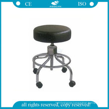 AG-NS001 Hot sales!!! Height Adjustable stainless steel Revolving Stool